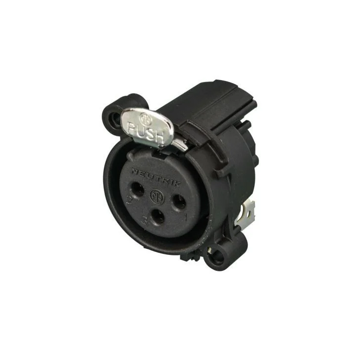 NC3FAH1 Embase XLR femelle 3 pts pour CI, série A