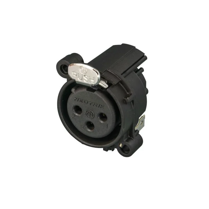 NC3FAH2 Embase XLR femelle 3 pts pour CI, série A