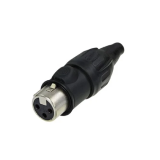 NC3FX1-TOP Fiche XLR 3 pts femelle droite TOP étanche IP65