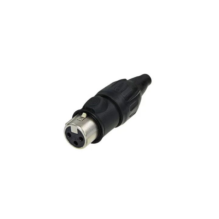 NC3FX1-TOP Fiche XLR 3 pts femelle droite TOP étanche IP65