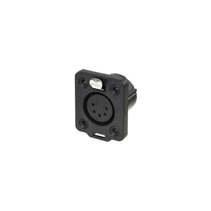 NC5FDX-TOP Embase XLR 5 pts femelle série D TOP étanche IP65