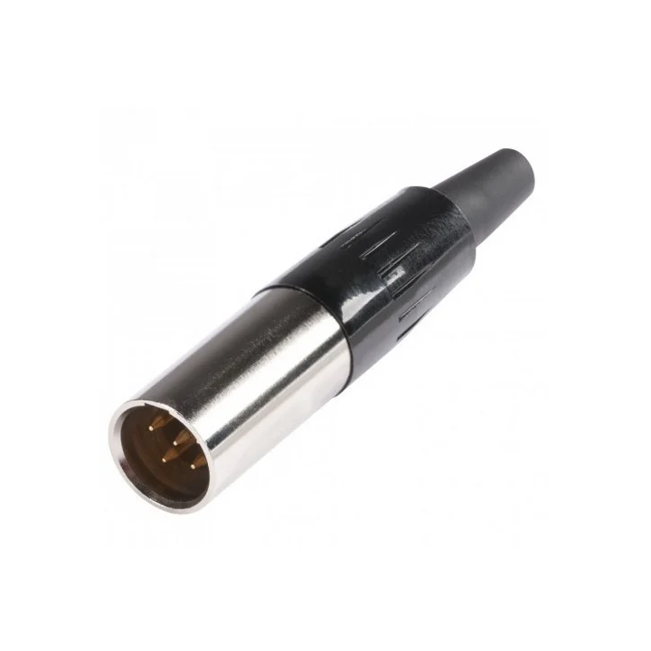 Fiche mini XLR 5 pts mâle HICON