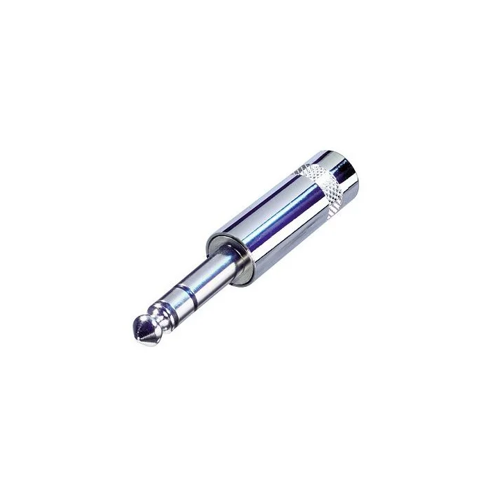 NYS202 Fiche jack 6.35 stéréo mâle courte