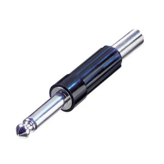 NYS203 Fiche jack 6.35 mono mâle plastique avec resssort