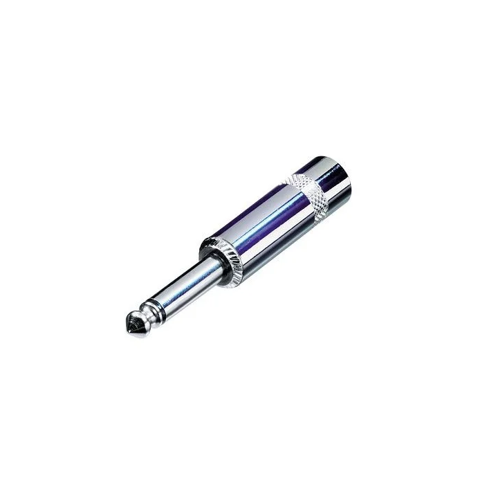 NYS224 jack 6,35 métal mono pour câble 6mm