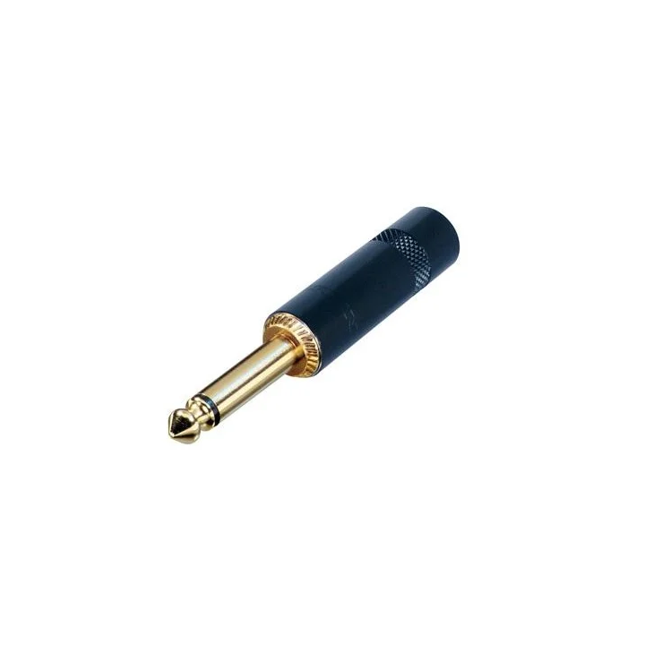 NYS224BG jack 6,35 métal mono pour câble 6mm noir