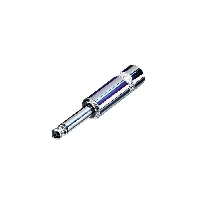 NYS224L jack 6,35 métal mono pour câble 8 mm