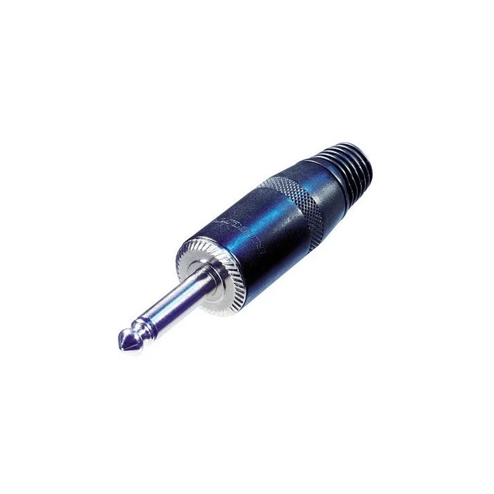 NYS225B jack 6,35 mono noir extra large pour câble HP 8 mm