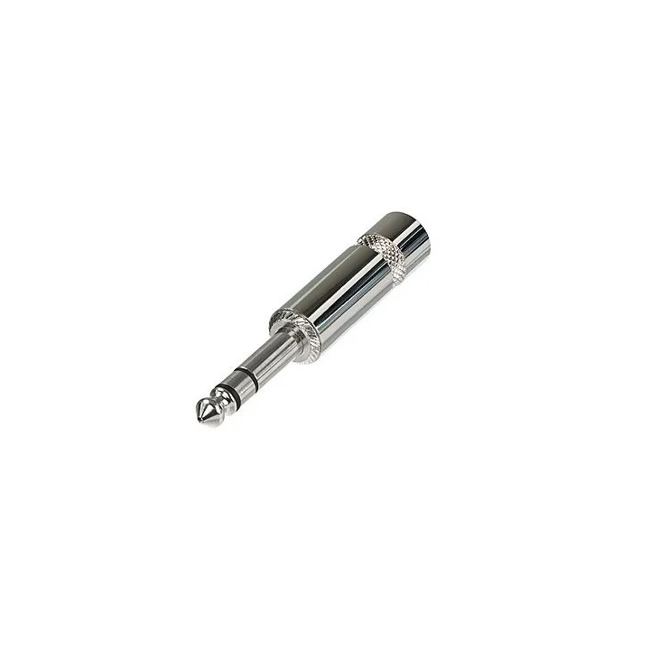NYS228 Jack 6,35 métal stéréo pour câble 6mm