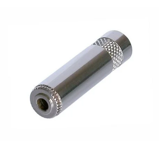 NYS240 Fiche jack 3.5mm stéréo femelle métal pour câble ø4mm