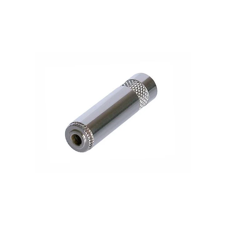 NYS240L Fiche jack métal stéréo 3.5mm femelle pour câble  ø6mm