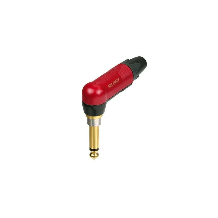 NP2RX-AU SILENT Fiche jack 6.35mm mono coudée silent plug