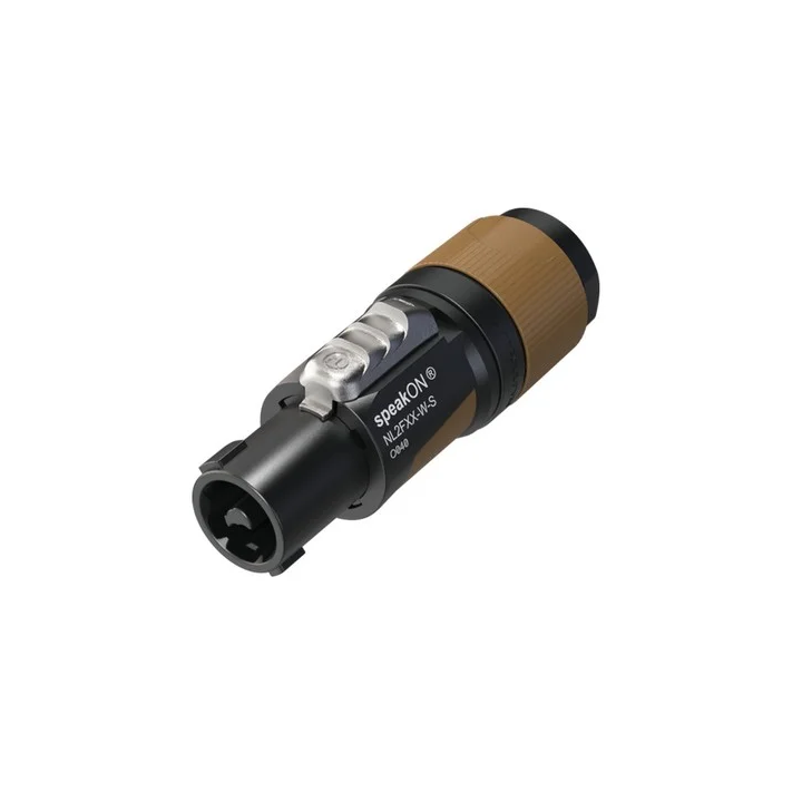 NL2FXX-W-S Fiche Speakon 2 contacts, série FXX, IEC 61984
