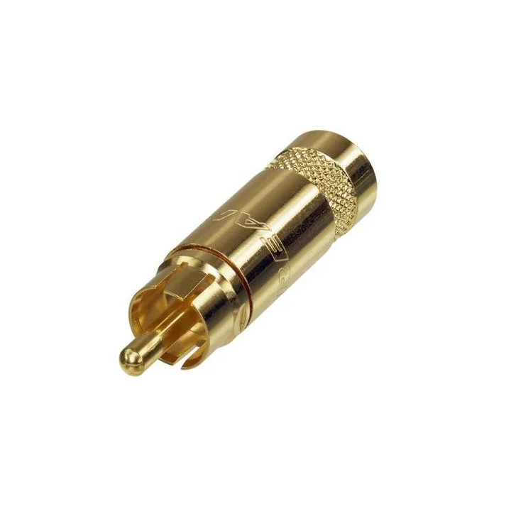 NYS352AG Fiche RCA métal pour câble ø 7.2 mm corps et contact or