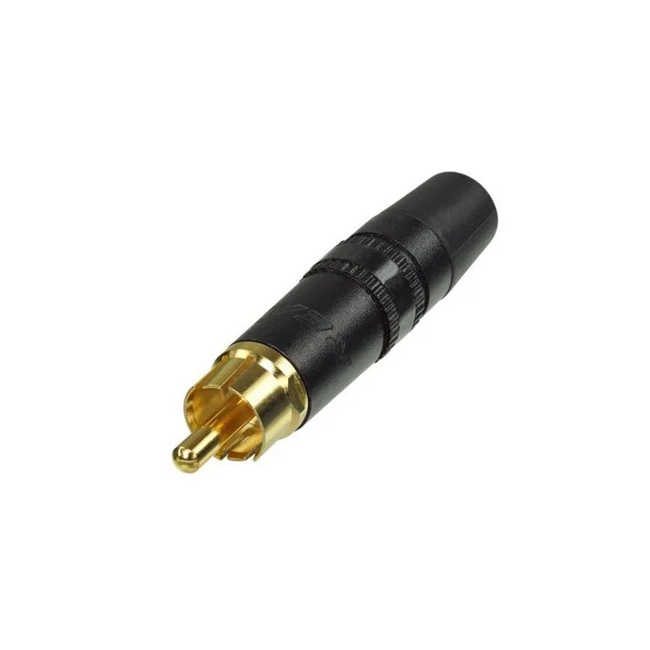 NYS373-0 Fiche RCA  - noir - contact or - bague noire