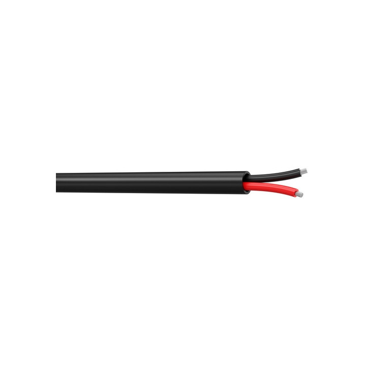 FHP2251 Câble HP 2x2.50mm² PVC noir Ø 7,40mm (100m)