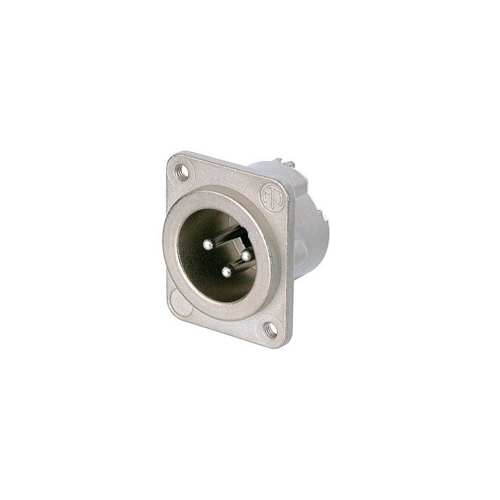 NC3MD-LX-M3 Embase XLR 3 pts mâle avec filetage M3