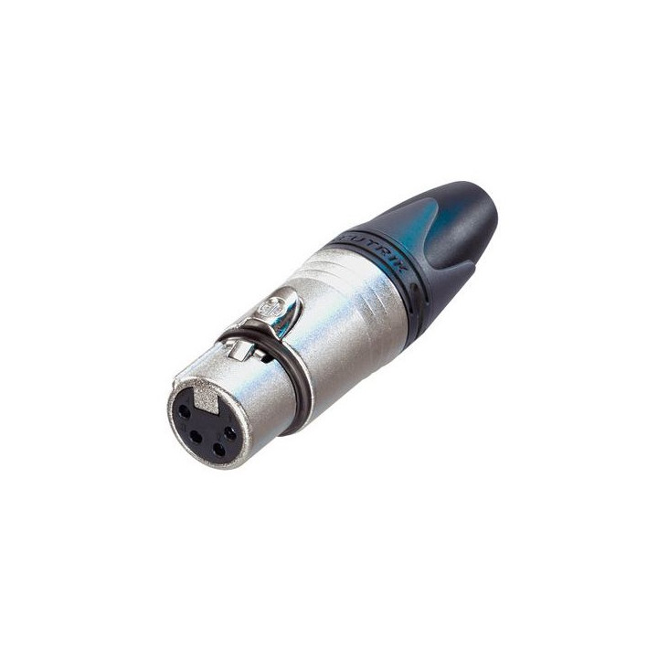 NC4FXX Fiche XLR 4 pts femelle droite