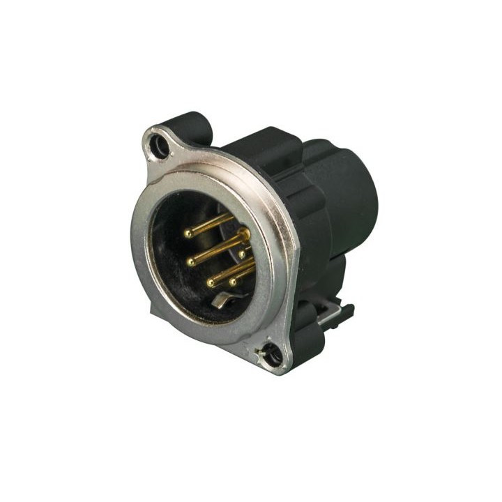 NC5MBV Embase XLR 5 pts mâle, série B pour CI vertical