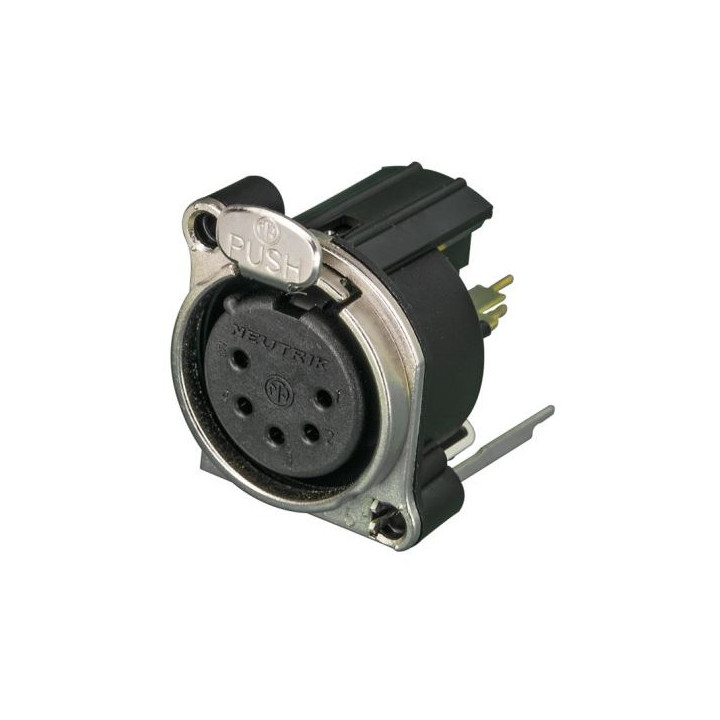 NC5FBV Embase XLR 5 pts femelle,  série B pour CI vertical