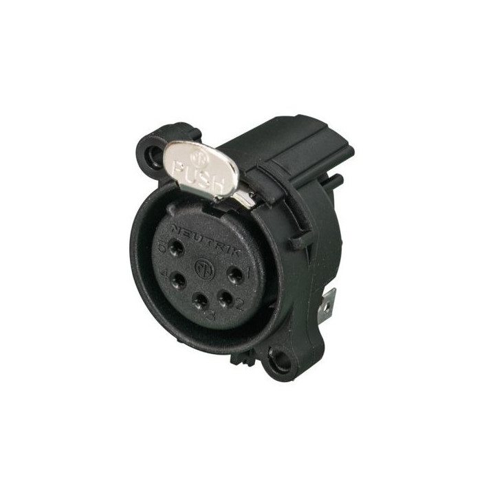 NC5FAH Embase XLR 5 pts femelle pour CI horizontal, série A