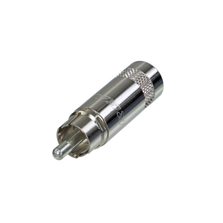 NYS352 Fiche RCA métal pour câble ø 7.2 mm