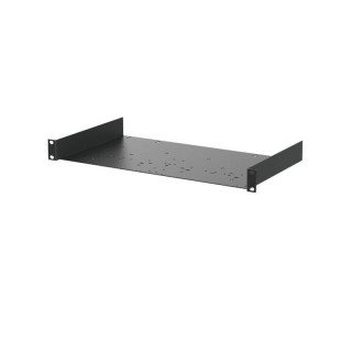 Etagère 19'' 1U acier 1.5mm noir avec trous de montage P253.5mm