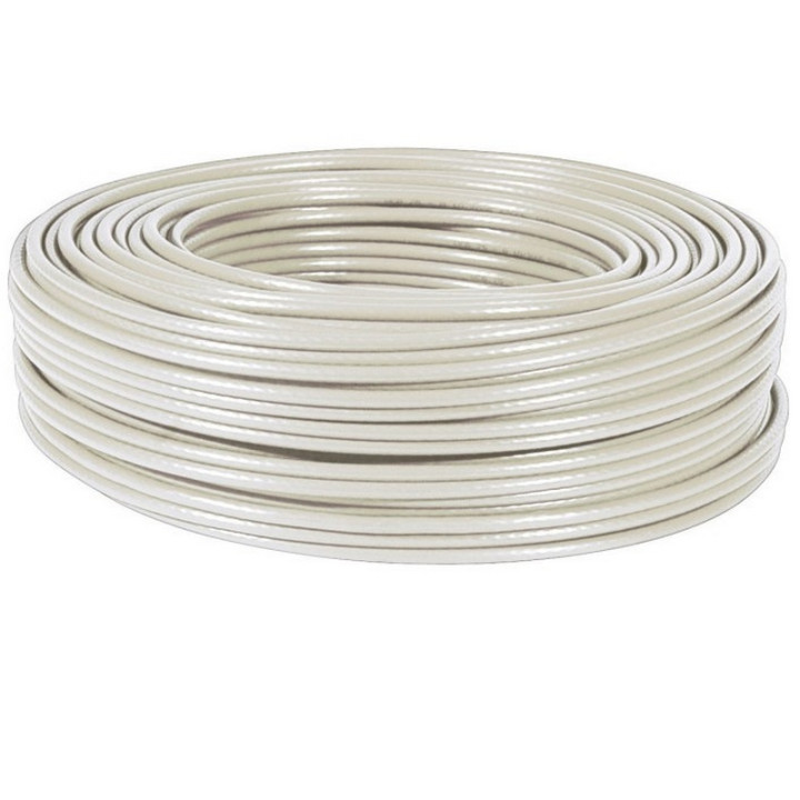 Câble souple cat.6 F/UTP 250MHz AWG26 PVC gris (couronne 100m)