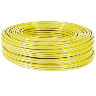 Câble souple cat.6 F/UTP 250MHz AWG26 PVC jaune (couronne 100m)