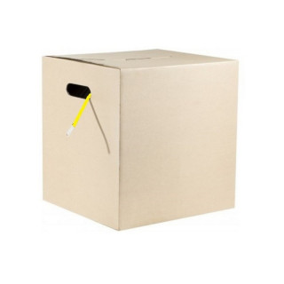 Câble souple cat.6a F/UTP 500MHz AWG26 LSOH jaune (carton 305m)