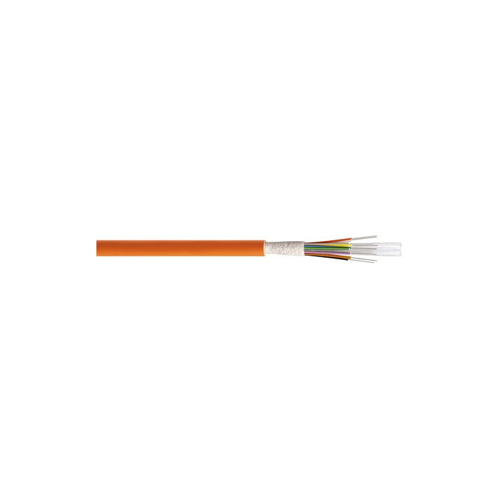 Câble optique OS2 G657A1 int/ext 12FO structure serrée 900µm LSZH Cca