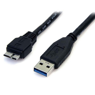 Cordon USB 3.0 (5 Gbps) type A vers Micro USB3 B M/M noir