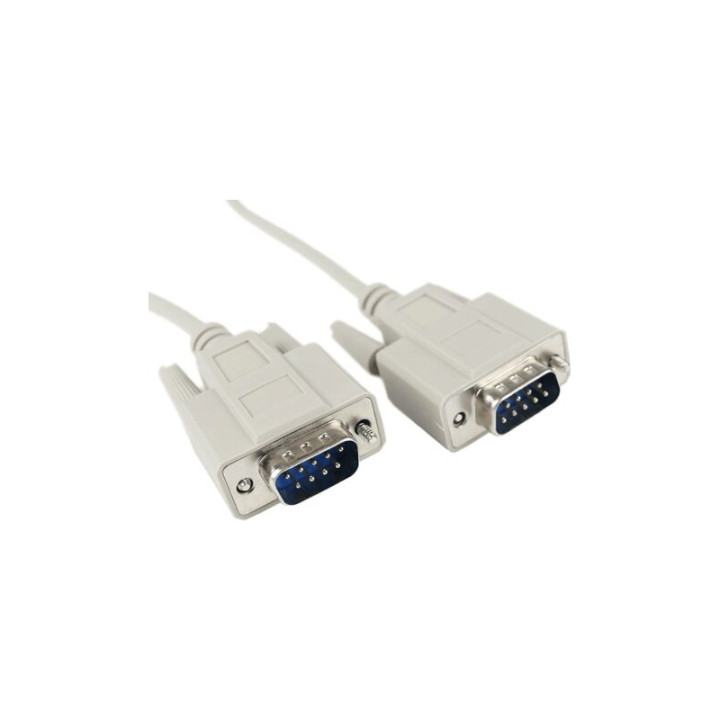 Cordon RS232 SUBD9 F/F moulé (câblage droit)