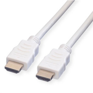 Câble HDMI High Speed avec Ethernet 4K -blanc - 5 m
