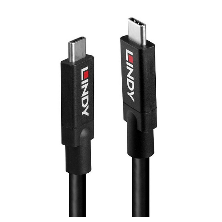 Câble USB 3.2 Gen 2 noir type C/C Actif, Data & Vidéo- 5m 
