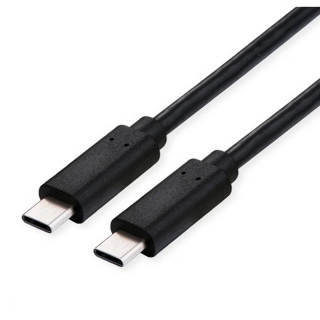 Cordon USB 3.2 Gen1 (5 Gbps-100W)  Type A vers C mâle/mâle noir -1m