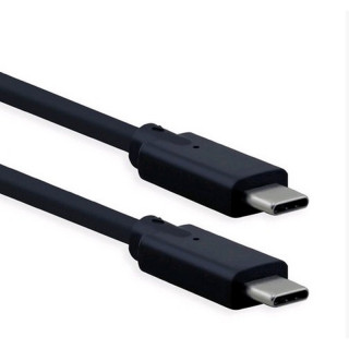 Cordon USB3.2 Gen2  (10 Gbps) type C vers C M/M (100W) noir -3 m 