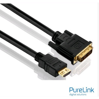 Cordon HDMI /DVI-D (18+1) M/M souple- AWG28 -(1920x1200) - 1m