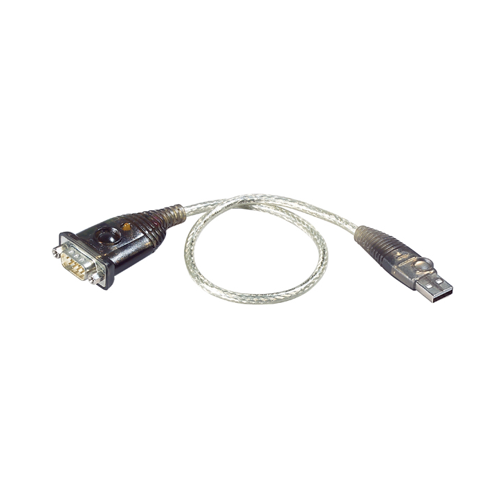 Adaptateur  Aten UC232A droit USB type A M vers SUBD9 M