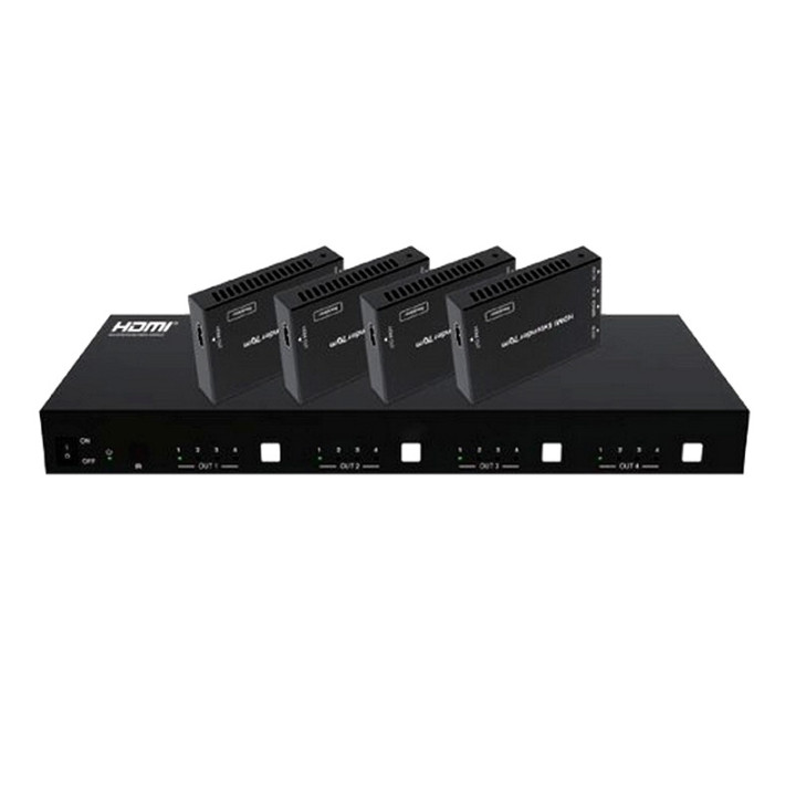 HDP-MXB44D70M - Matrice HDMI 2.0 4x4 18 Gbit/s 4K2K@60Hz 4:4:4-ARC/IP