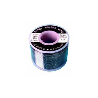 Soudure 60% Sn 40% Pb Ø10/10 (bobine 250g)