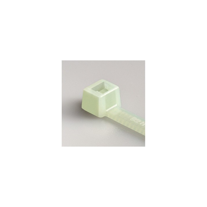 100 colliers de serrage en polyamide 100 x 2.5mm naturel