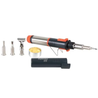 Kit coffret complet fer à souder à gaz butane réglage 25-125W 580°C