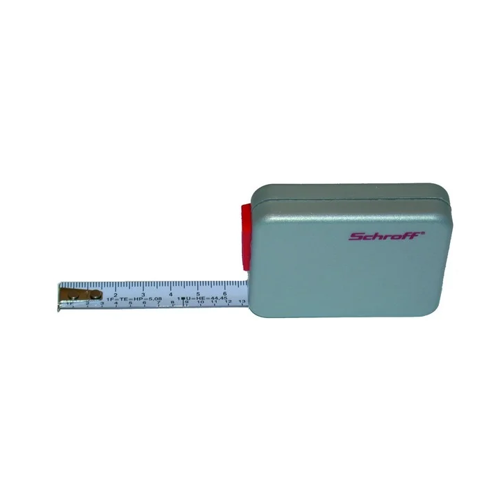 Mètre ruban métallique 2m gradué en cm, U, F (mini 5 pcs)