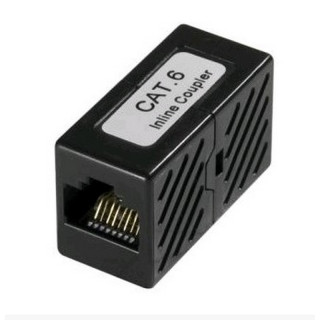 Coupleur RJ45 cat.6 UTP femelle/femelle droit