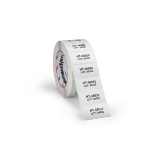 1000 étiquettes TAG72TD1 larg.69.9mm H 31.8mm couleur argent pour TT