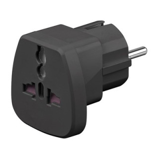 Adaptateur secteur international (UK-USA-ITALIE) pour réseau Français