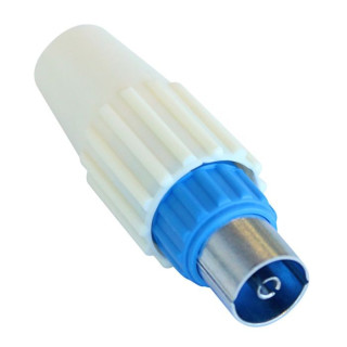 Connecteur IEC femelle 9,52mm version longue bleue (x20)