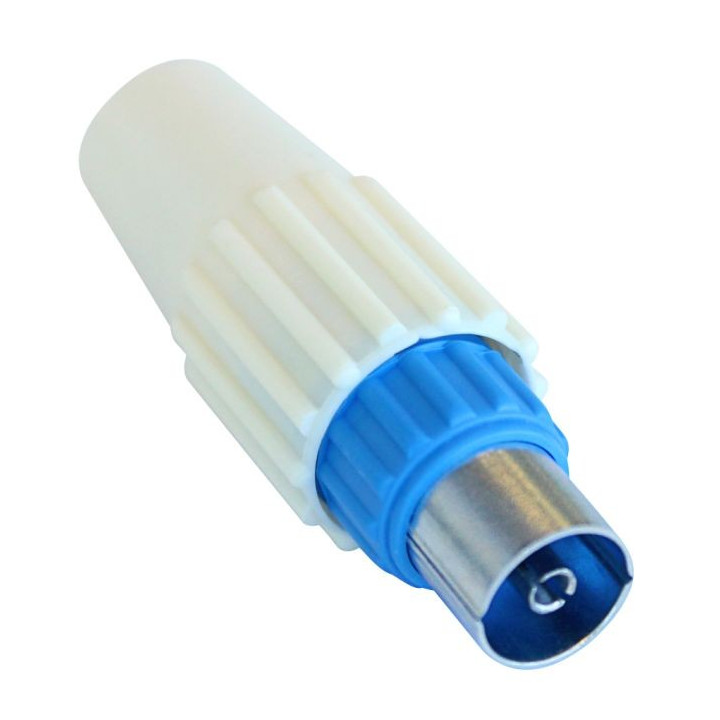 Connecteur IEC femelle 9,52mm version longue bleue (x20)