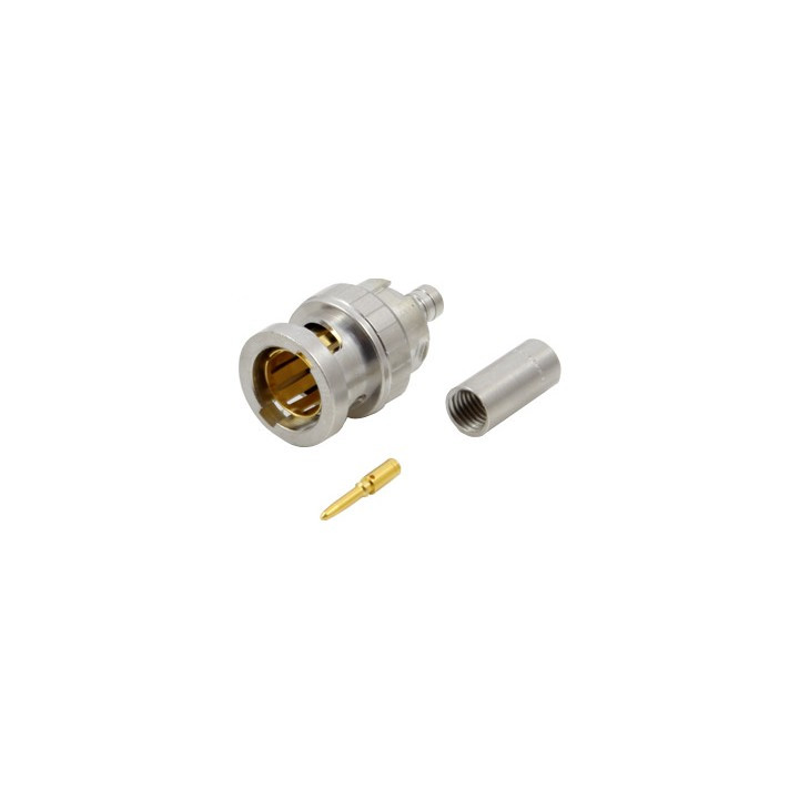 NBNC75BFG7-D Fiche BNC 3GHz sans manchon pour 0.6/2.8 (x100)